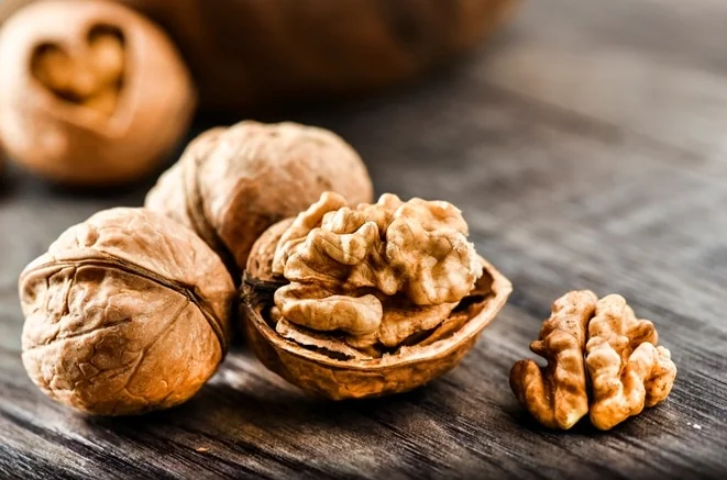 Walnuts in and out of the shell
